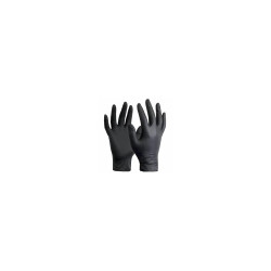Gumikesztyű nitril púdermentes S 100 db/doboz GMT Super Gloves fekete Iroda üzemeltetés, munkavédelem GMT