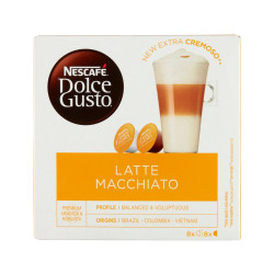 Kávékapszula, Nescafé DOLCE GUSTO Café Latte Macchiato 16db/doboz Kapszulás kávék DOLCE GUSTO