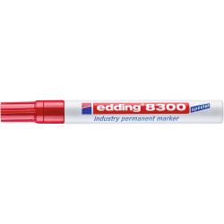 Alkoholos permanent marker 8300 ipari Edding piros Író- irodaszer, papíráru EDDING
