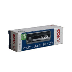 Bélyegző Printer Colop Pocket Stamp Plus 20 kék  ház/ kék párna