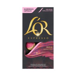 Kávékapszula, Nespresso kompatibilis LOR India 10 db kapszula Kapszulás kávék LOR