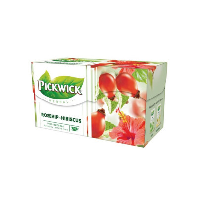 Fekete tea 20x2 g Pickwick csipkebogyó hibiszkusszal Fekete tea 20x2 g Pickwick csipkebogyó hibiszkusszal