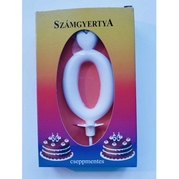 Számgyertya dobozban 0