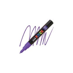 Dekormarker 0,7-1mm, Uni Posca PC-1M lila Író- irodaszer, papíráru Uni