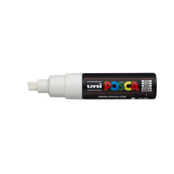 Dekormarker 8mm, Uni Posca PC-8K fehér Író- irodaszer, papíráru Uni