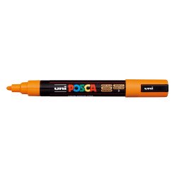 Dekormarker 1,8-2,5mm, Uni Posca PC-5M ragyogó sárga Író- irodaszer, papíráru Uni