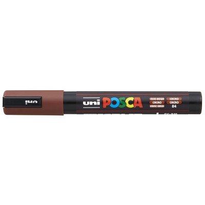 Dekormarker 1,8-2,5mm, Uni Posca PC-5M kakaó Dekormarker 1,8-2,5mm, Uni Posca PC-5M kakaó