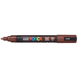 Dekormarker 1,8-2,5mm, Uni Posca PC-5M kakaó Író- irodaszer, papíráru Uni