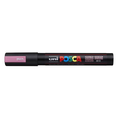 Dekormarker 1,8-2,5mm, Uni Posca PC-5M metál rózsaszín Dekormarker 1,8-2,5mm, Uni Posca PC-5M metál rózsaszín