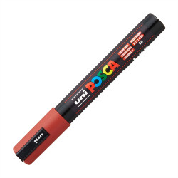 Dekormarker 1,8-2,5mm, Uni Posca PC-5M rubint piros Író- irodaszer, papíráru Uni