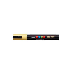Dekormarker 1,8-2,5mm, Uni Posca PC-5M szalmasárga Író- irodaszer, papíráru Uni