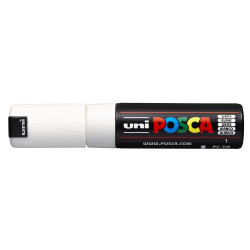Dekormarker 4,5-5,5mm, Uni Posca PC-7M fehér Író- irodaszer, papíráru Uni
