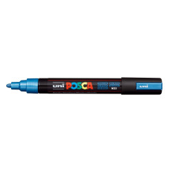 Dekormarker 1,8-2,5mm, Uni Posca PC-5M metál kék Író- irodaszer, papíráru Uni