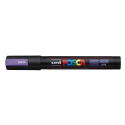 Dekormarker 1,8-2,5mm, Uni Posca PC-5M metál lila Író- irodaszer, papíráru Uni