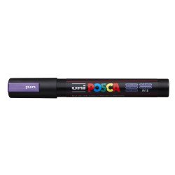 Dekormarker 1,8-2,5mm, Uni Posca PC-5M metál lila Író- irodaszer, papíráru Uni