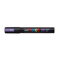 Dekormarker 1,8-2,5mm, Uni Posca PC-5M metál lila Író- irodaszer, papíráru Uni