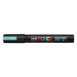 Dekormarker 1,8-2,5mm, Uni Posca PC-5M metál zöld Író- irodaszer, papíráru Uni
