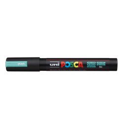 Dekormarker 1,8-2,5mm, Uni Posca PC-5M metál zöld Író- irodaszer, papíráru Uni