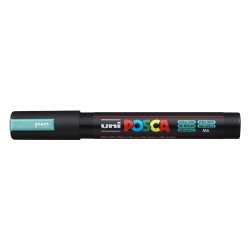 Dekormarker 1,8-2,5mm, Uni Posca PC-5M metál zöld Író- irodaszer, papíráru Uni