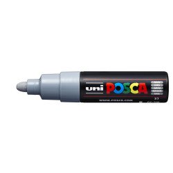 Dekormarker 4,5-5,5mm, Uni Posca PC-7M szürke Író- irodaszer, papíráru Uni