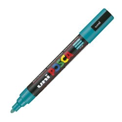 Dekormarker 1,8-2,5mm, Uni Posca PC-5M smaragd Író- irodaszer, papíráru Uni