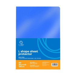 Genotherm `L` A4, 120 micron kék 25 db/csomag, Bluering®, Író- irodaszer, papíráru Bluering