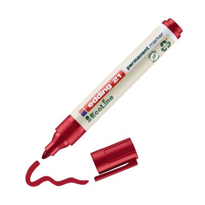 Alkoholos marker 1,5-3mm, Edding 21 EcoLine piros Alkoholos marker 1,5-3mm, Edding 21 EcoLine piros