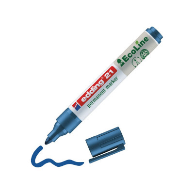 Alkoholos marker 1,5-3mm, Edding 21 EcoLine kék Alkoholos marker 1,5-3mm, Edding 21 EcoLine kék
