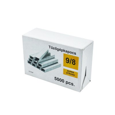 Tűzőkapocs 9/8 horganyzott SuperStrong 5000 kapocs Tűzőkapocs 9/8 horganyzott SuperStrong 5000 kapocs
