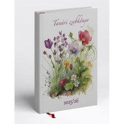 Tanári határidőnapló A5, műbőr 150mmx210mm, fehér lapokkal rét 2026/2027 Realsystem Író- irodaszer, papíráru Realsystem