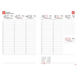 Tanári határidőnapló A5, műbőr 150mmx210mm, fehér lapokkal térkép 2026/2027 Realsystem Író- irodaszer, papíráru Realsystem