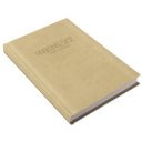 Tanári határidőnapló A5, műbőr 150mmx210mm, fehér lapokkal drapp 2026/2027 Realsystem