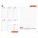 Tanítói zsebkönyv A5, műbőr 145mmx205mm, fehér lapokkal kék 2026/2027 Realsystem