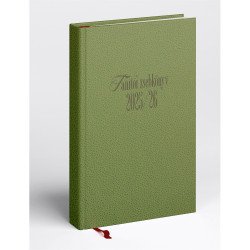 Tanítói zsebkönyv A5, műbőr 145mmx205mm, fehér lapokkal zöld 2025/2026 Realsystem Író- irodaszer, papíráru Realsystem