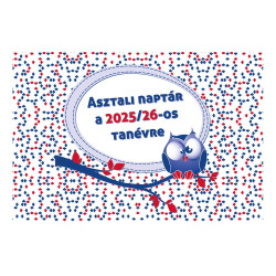 Asztali diák naptár 165mmx240mm, fehér lapokkal 2026/2027 tanévre Realsystem Író- irodaszer, papíráru Realsystem