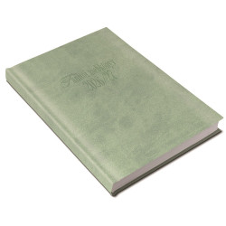 Tanítói zsebkönyv A5, műbőr 145mmx205mm, fehér lapokkal mentol 2026/2027 Realsystem