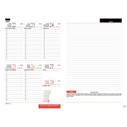 Tanítói zsebkönyv A5, műbőr 145mmx205mm, fehér lapokkal türkiz 2025/2026 Realsystem Író- irodaszer, papíráru Realsystem