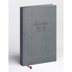 Tanítói zsebkönyv A5, műbőr 145mmx205mm, fehér lapokkal szürke 2026/2027 Realsystem Író- irodaszer, papíráru Realsystem