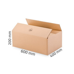 Karton doboz 600 x 400 x 200 mm 3 rétegű Javítás, ragasztás, csomagolás Egyéb