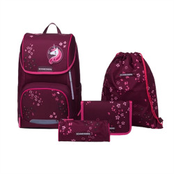 Iskolatáska ergonómiai, lányos 6 részes szett Floral Fantasy Schneiders Író- irodaszer, papíráru Schneiders