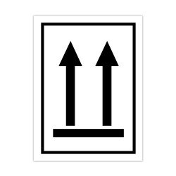 Információs címke, papír Csomag helyzete fölfelé 7,5cmx10cm 300db/tekercs Író- irodaszer, papíráru Egyéb