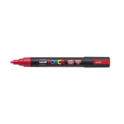 Dekormarker 1,8-2,5mm, Uni Posca PC-5M fluor piros Író- irodaszer, papíráru Uni