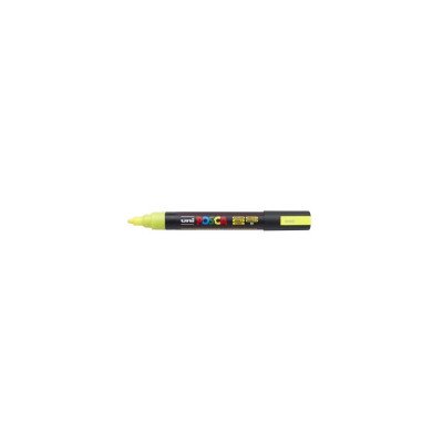 Dekormarker 1,8-2,5mm, Uni Posca PC-5M fluor sárga Dekormarker 1,8-2,5mm, Uni Posca PC-5M fluor sárga