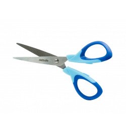 Olló 21cm, hegyes, ergonomikus, iskolai, Nebulo Irodatechnika, kellékei Nebulo