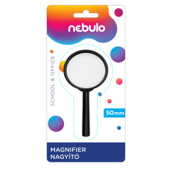 Nagyító, műanyag, o50 mm, 4x, Nebulo Író- irodaszer, papíráru Nebulo