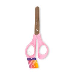 Olló 13,5cm, kerekített heggyel, ergonomikus, iskolai, Nebulo Irodatechnika, kellékei Nebulo
