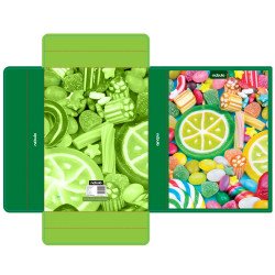 Füzetbox A4, hullámkarton, Candy, Nebulo Író- irodaszer, papíráru Nebulo