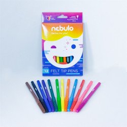 Rostírón filctoll vízbázisú Nebulo 12 klf. Szín Író- irodaszer, papíráru Nebulo