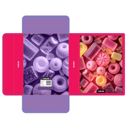 Füzetbox A5, hullámkarton, Candy, Nebulo Író- irodaszer, papíráru Nebulo