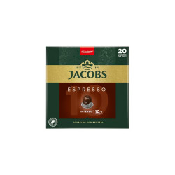 Kávékapszula, Nespresso kompatibilis Jacobs Espresso 10 Intenso 10db kapszula Kapszulás kávék Jacobs